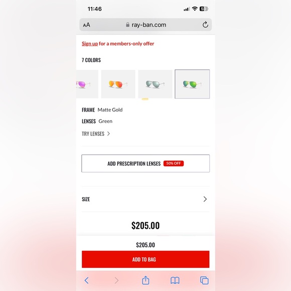 Ray-Ban Aviator Flash Sunglasses - Picture 3 of 3